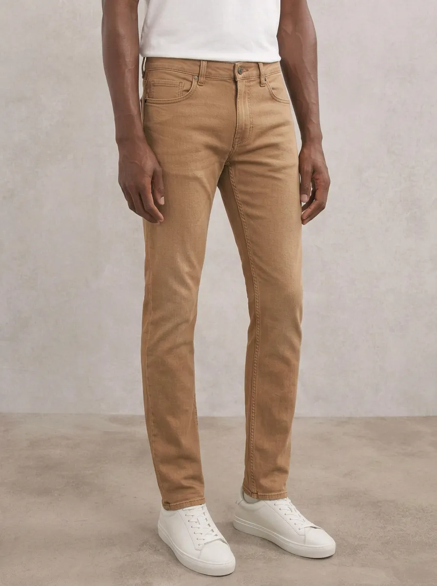 Men's Classic Comfort Slim Fit Stretch Denim Jeans