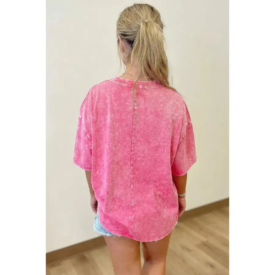 Lightweight Cotton Mineral Washed Oversize Tee