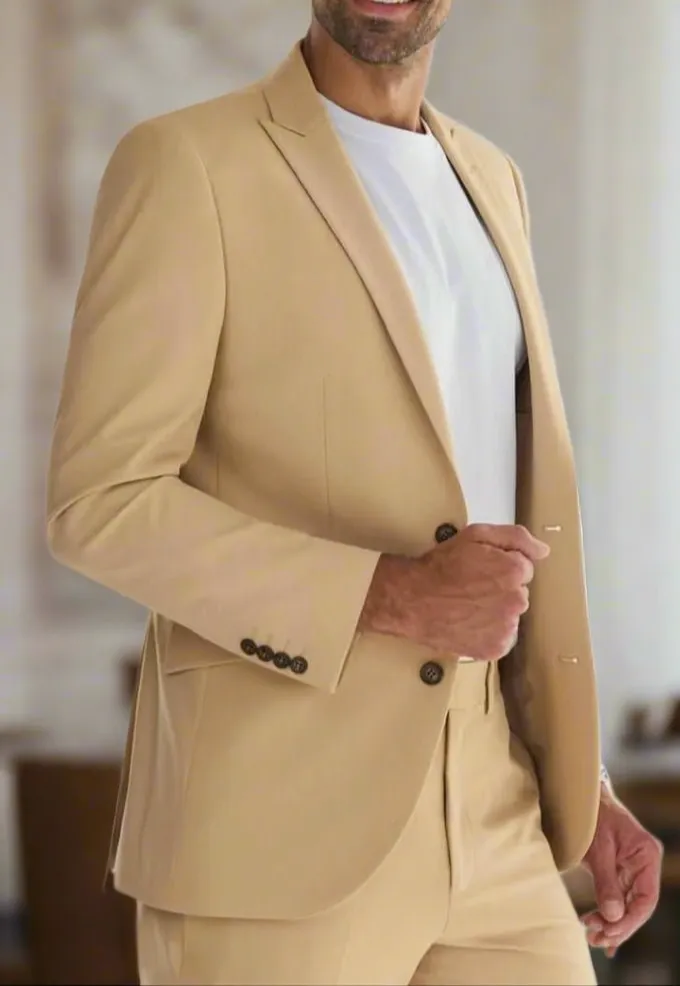 Peak Lapel Tailored Work Jacket