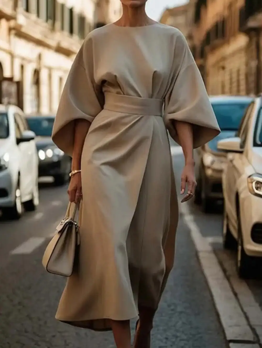 Clean Line Waist Dress
