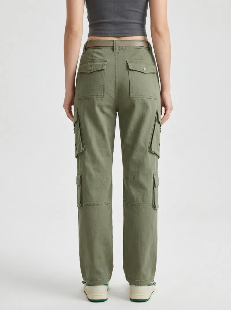 Lifestyle Utility Style Multi Pocket Training Look Women's Multi Pocket Cargo Pants