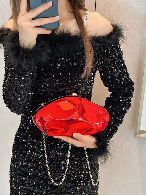 Refined Geometric Crossbody Bag