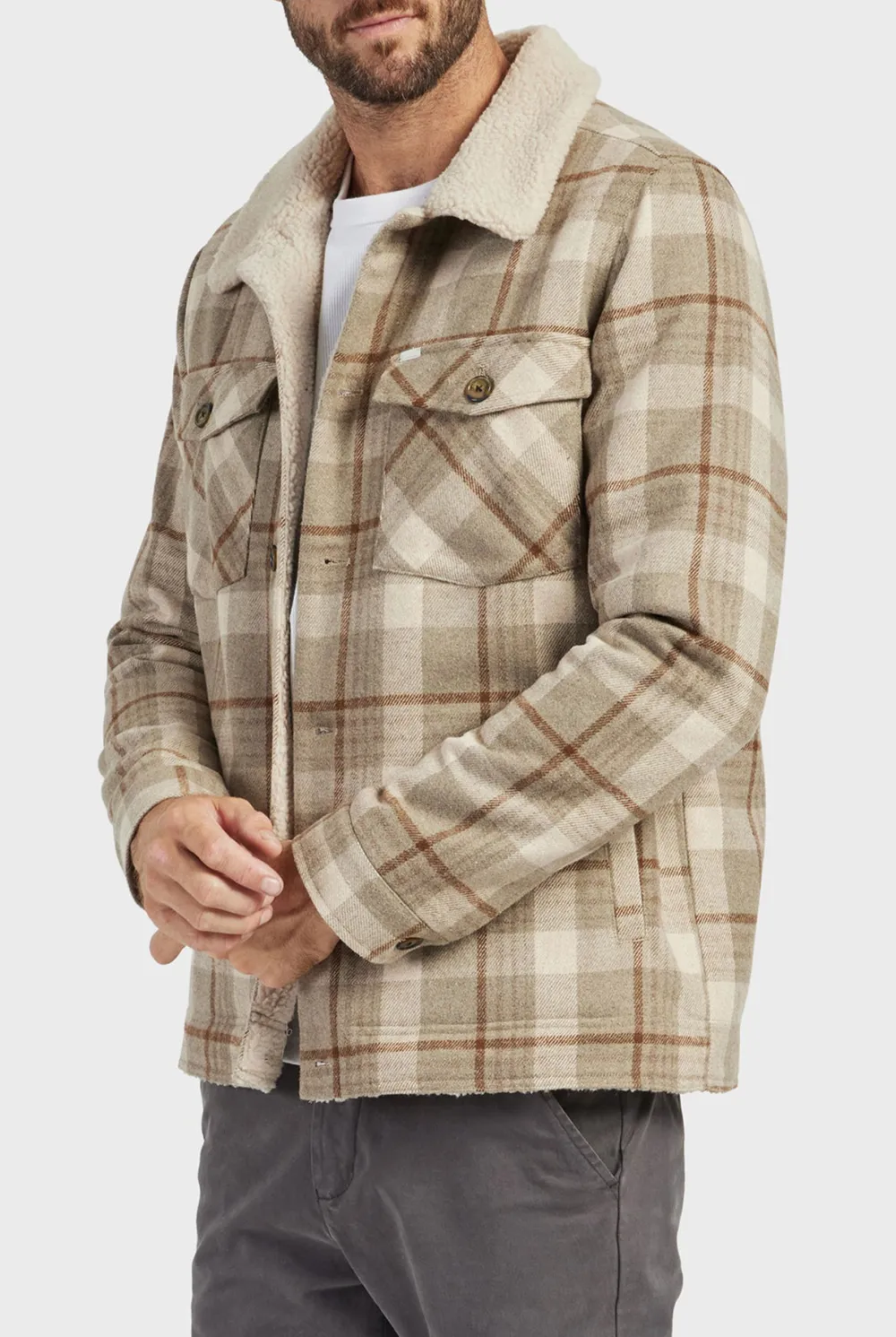 Quincy Jacket-Almond tan