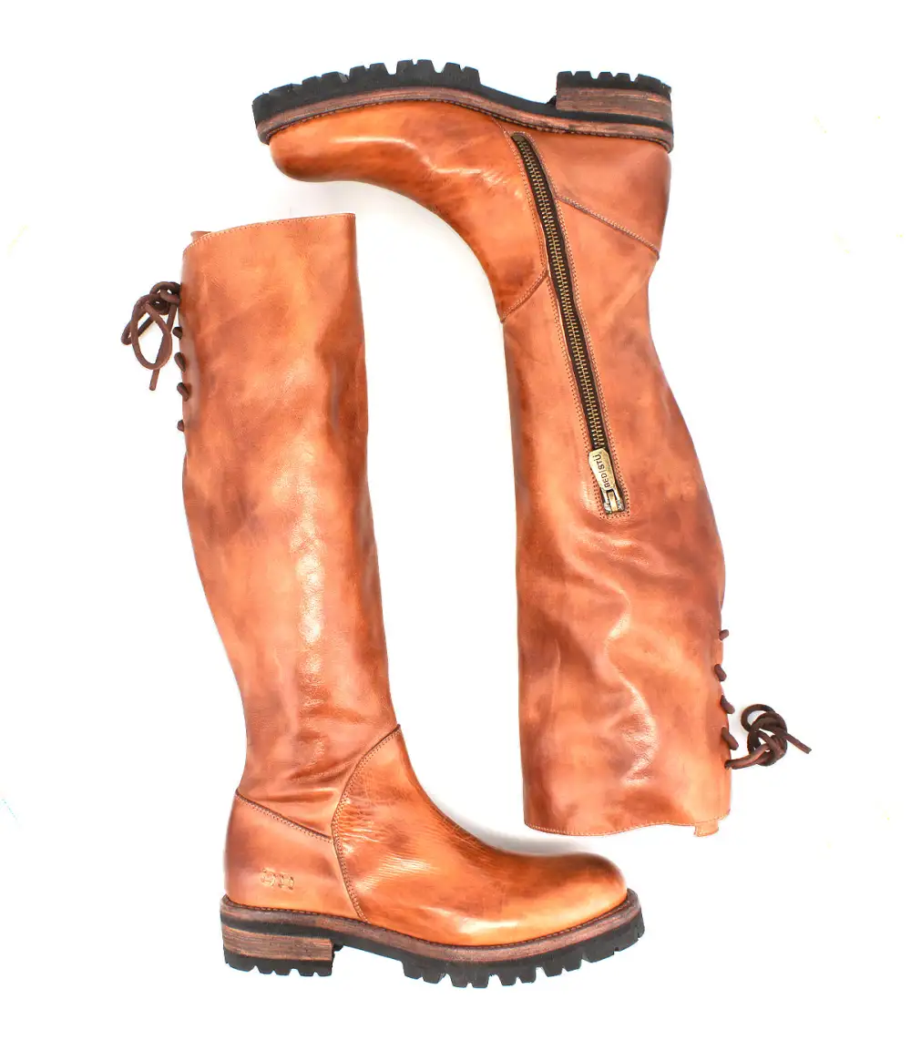Side-Zip Lace-Up Distressed Everyday Boots