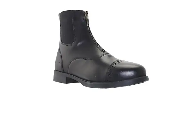 Zip Leather Paddock Boots