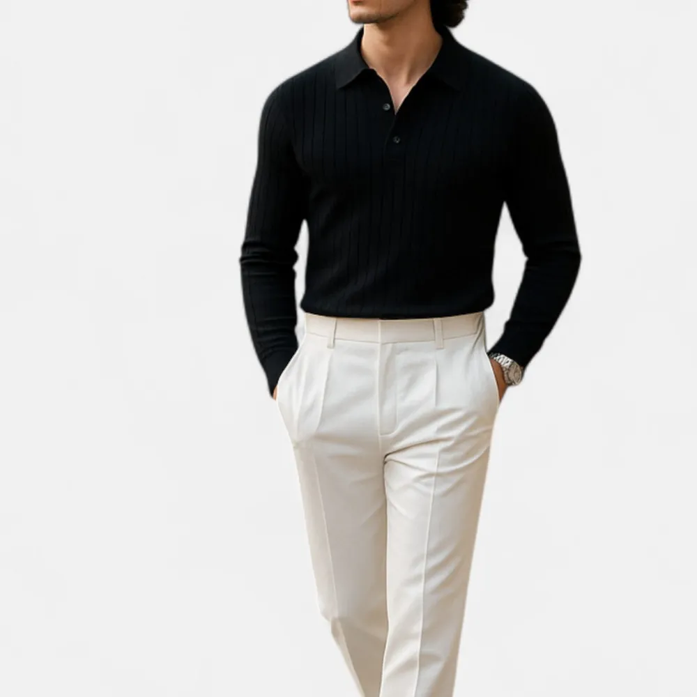 Knit Breathable Polo Shirt