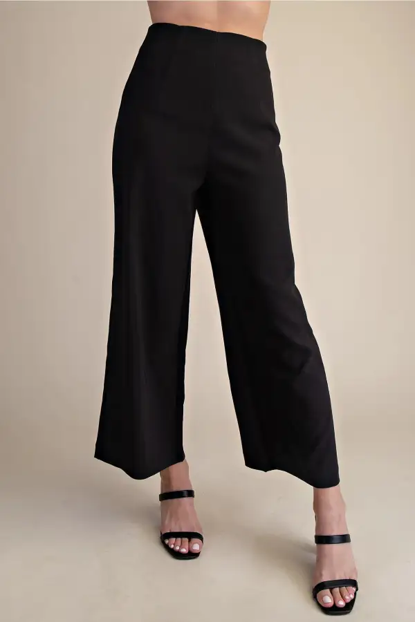 Weekend Roomy Zip Wide Leg Casual Pants