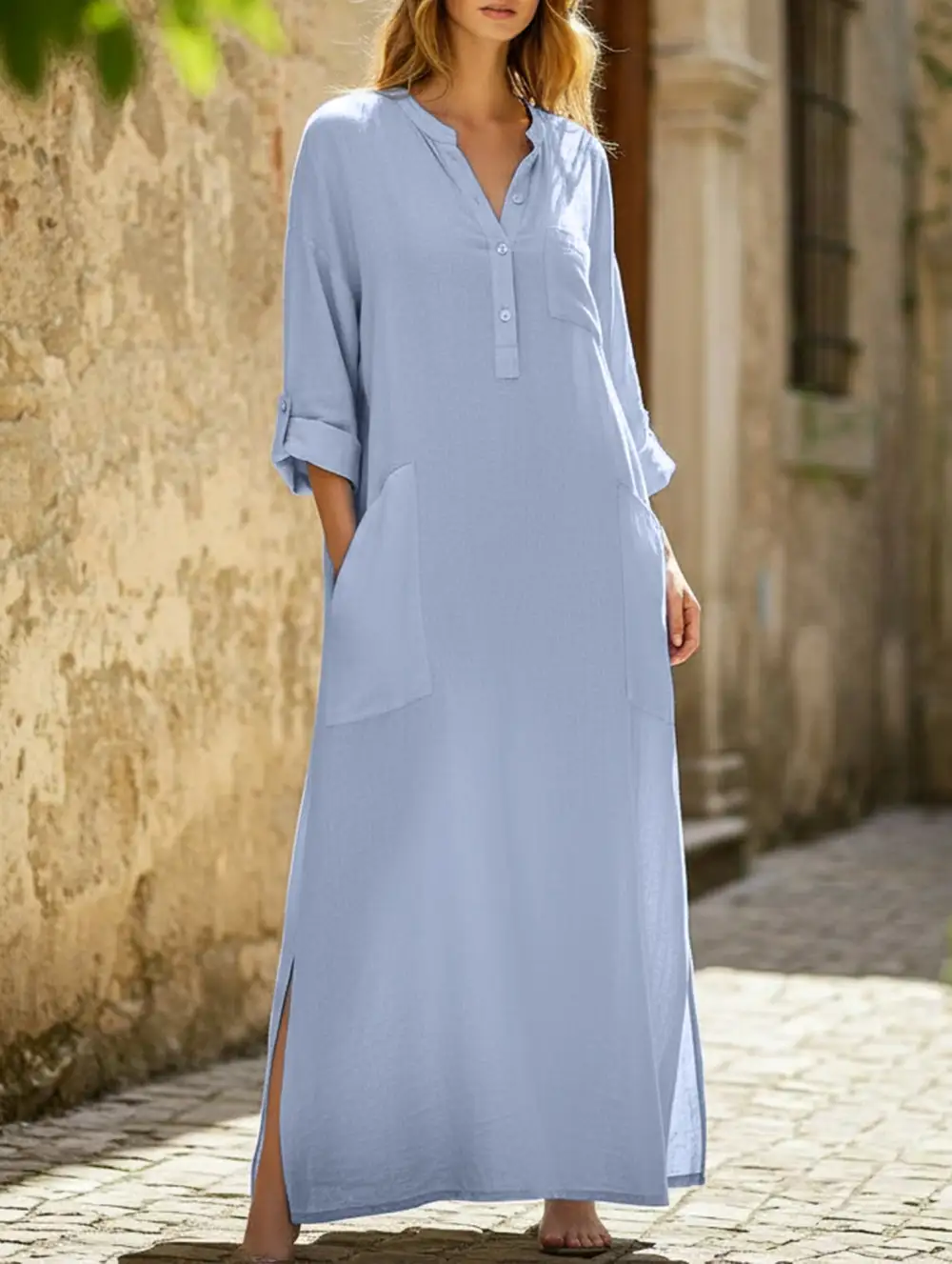 Relaxed Fit Simple Irregular Dress
