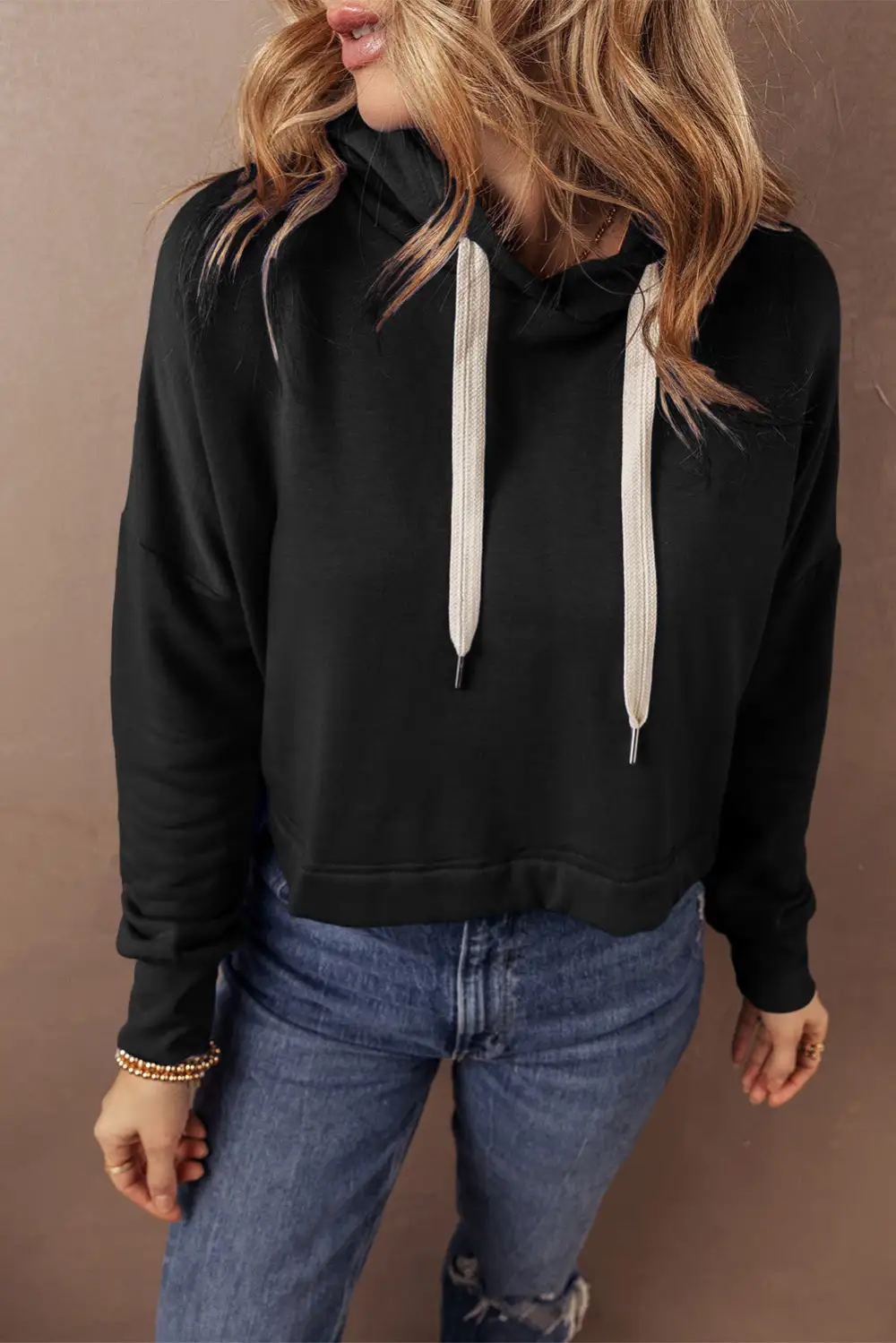 Drop Shoulder Hoodie