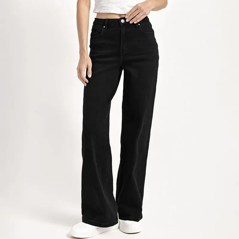 🔥Last Day 50% Off 🔥Women's Minimalist High Waist Denim Stretch Wide Leg Jeans