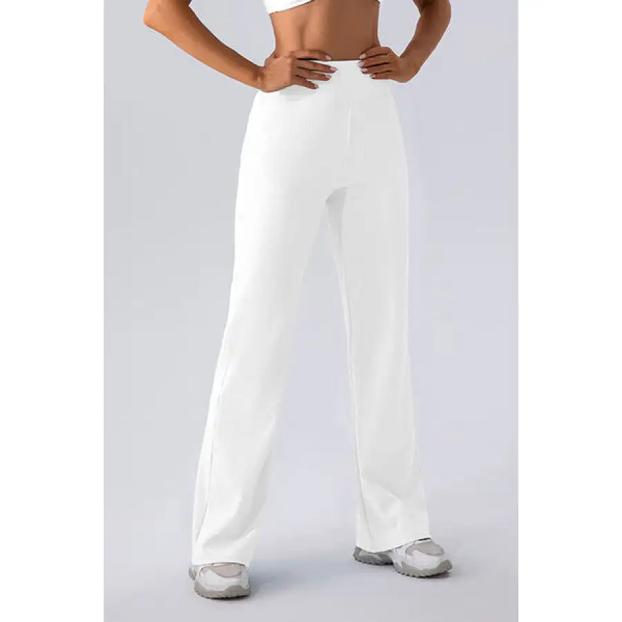 High Waist Straight Active Pants