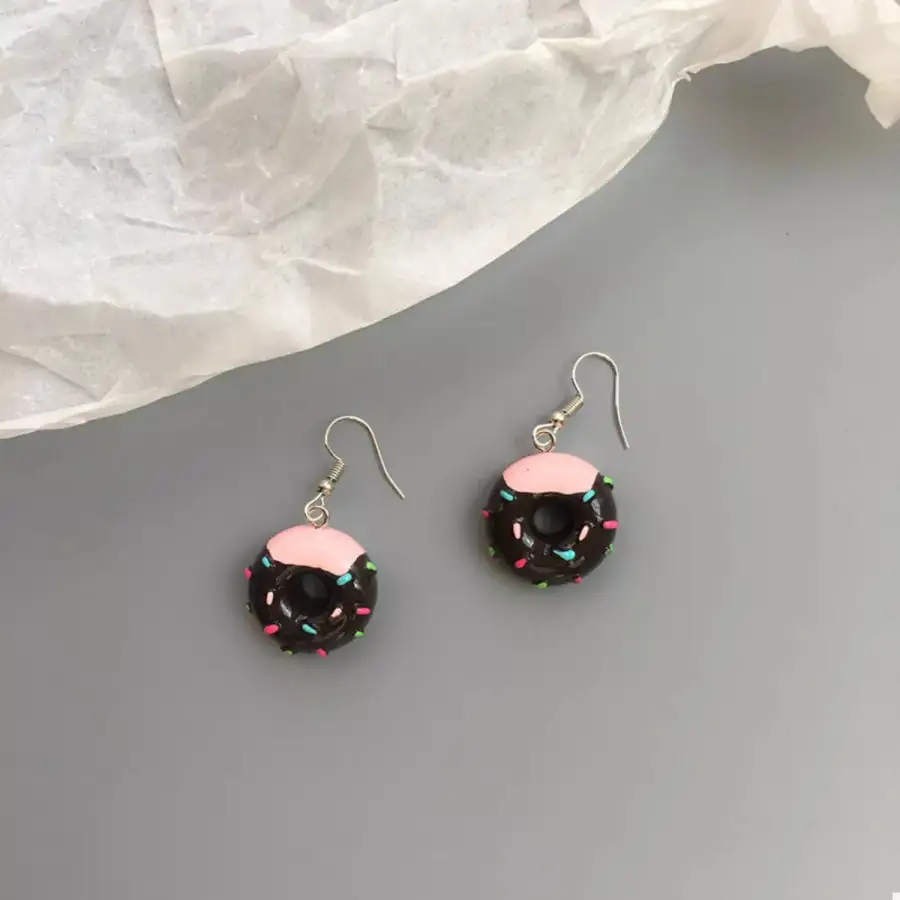 Donut Dangle Earrings
