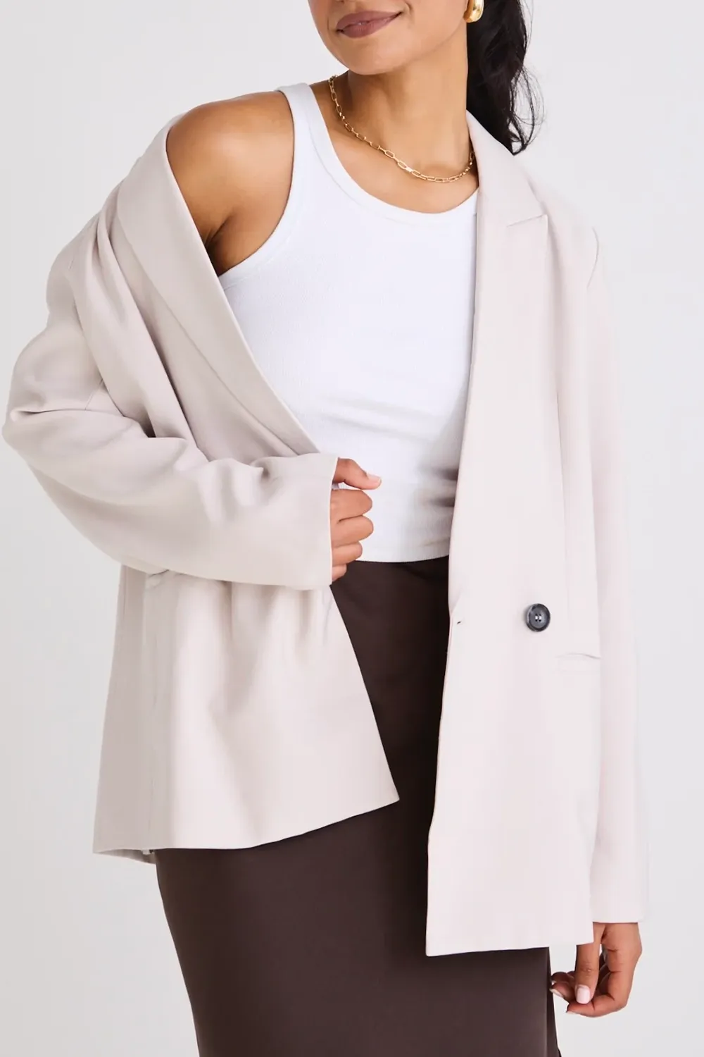 Oversized Long Sleeves Blazer