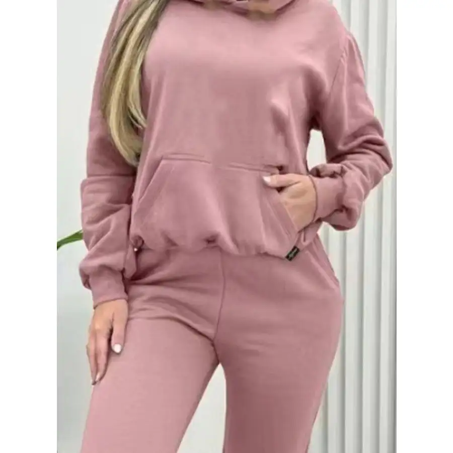 Long Sleeve Hoodie and Joggers Set