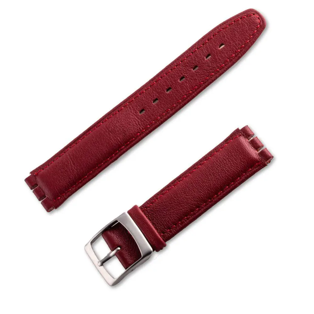 Smooth Calf Leather Strap With Steel Hardware