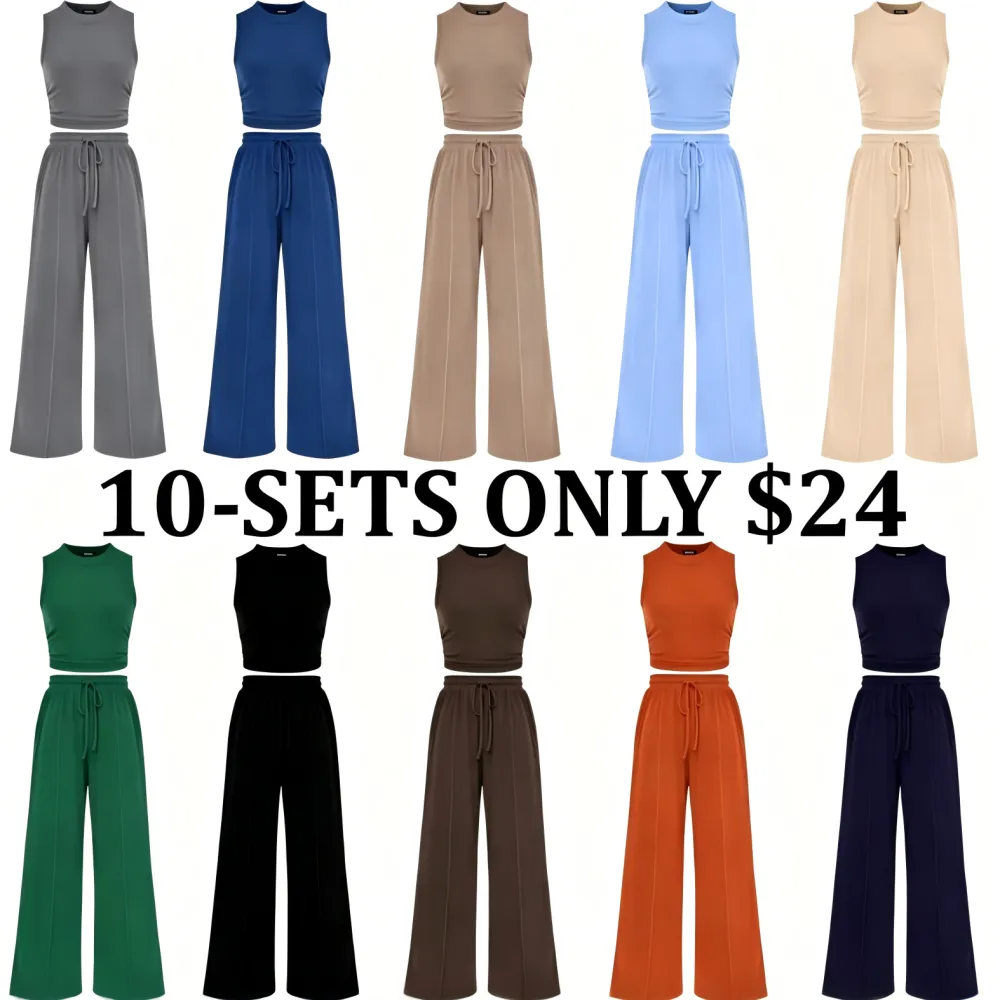 Women's 2-Piece Ribbed Knit Lounge Set