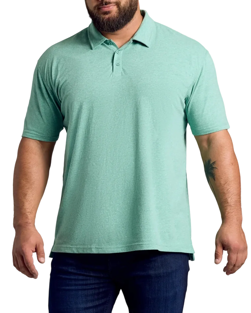 Men'S Casual Business POLO Shirt, Breathable Pique Fabric,Classic Polo