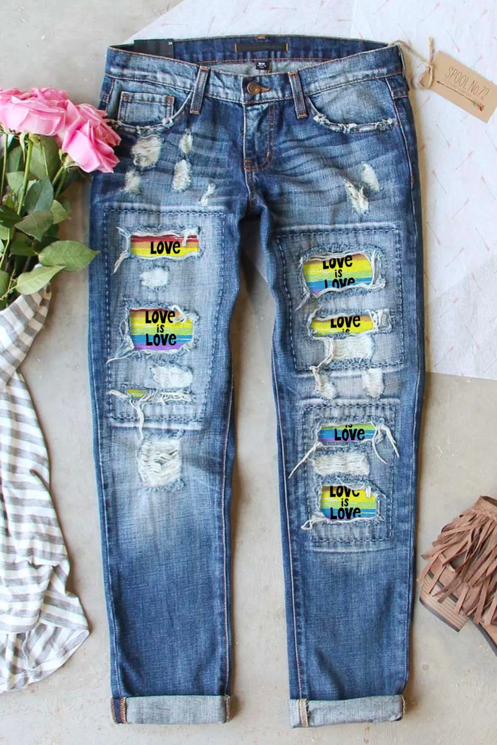 Women's Love is Love Jeans
