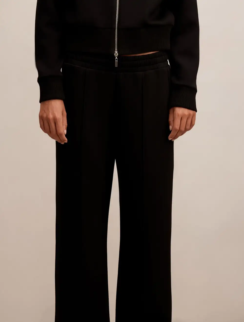 Black Wide Leg Lounge Pants
