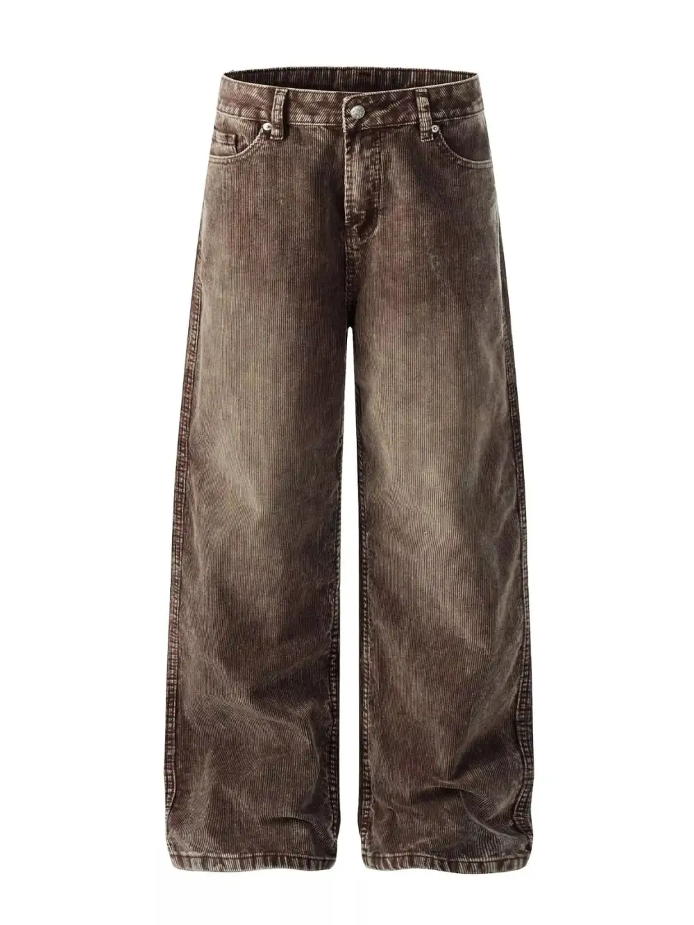 Refined Men's Wide Leg Corduroy Pants