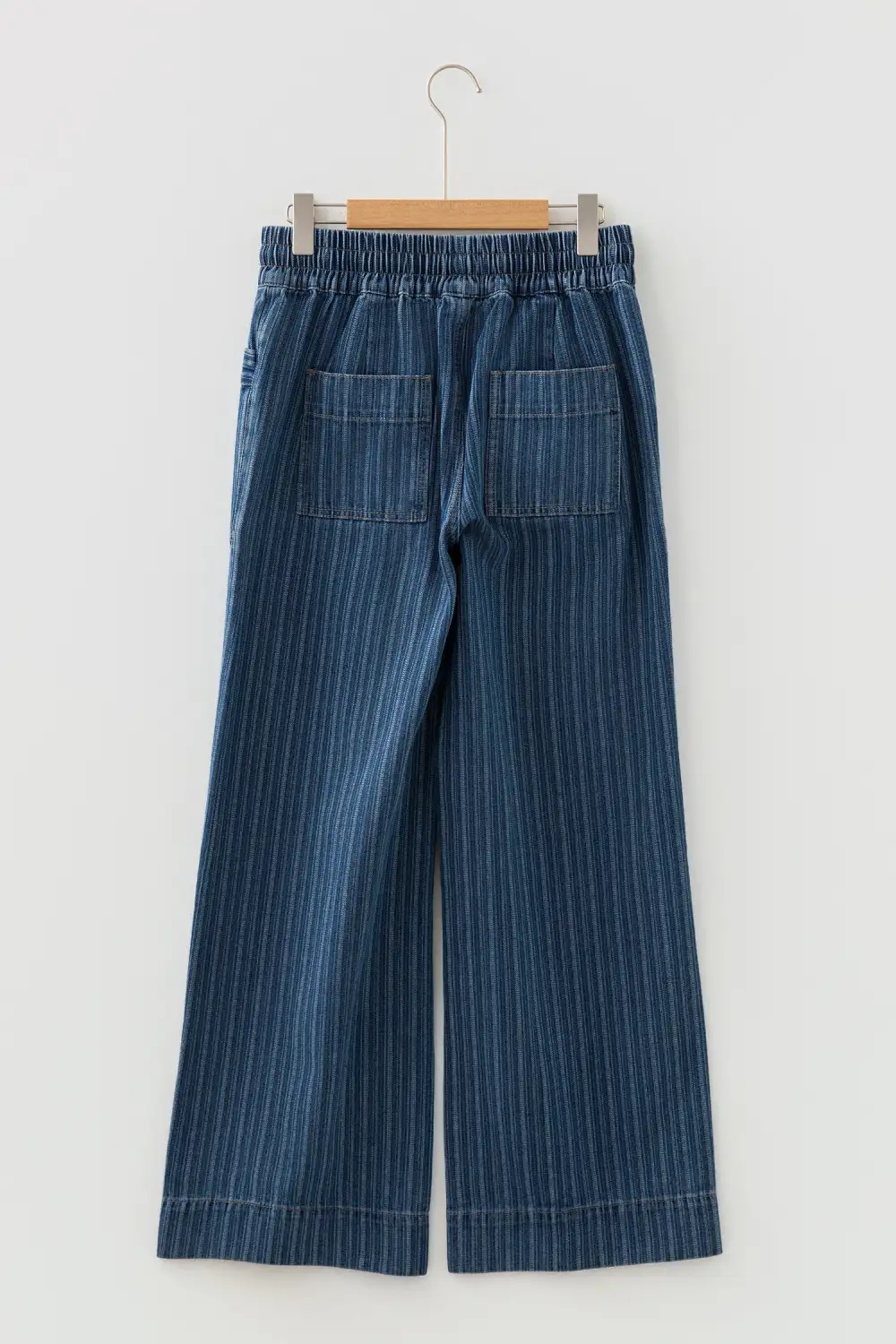 Loose Fit Drawstring Denim Jeans