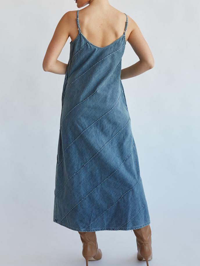 Denim Midi Dress