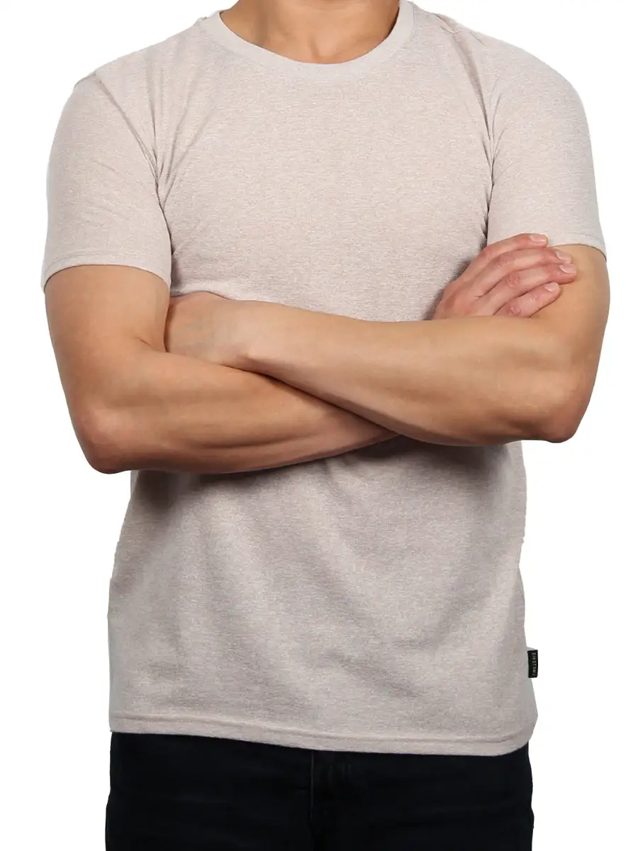 Slub Jersey Jersey Men's Button Down T-Shirt