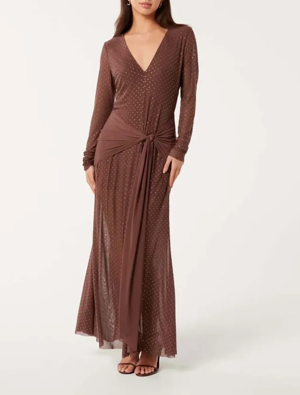 Embellished Maxi Dress