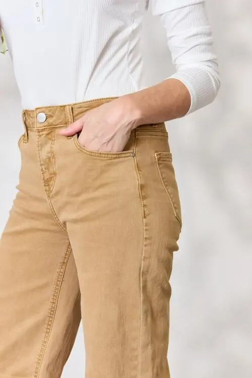 Subtle Texture Clean Denim Jeans