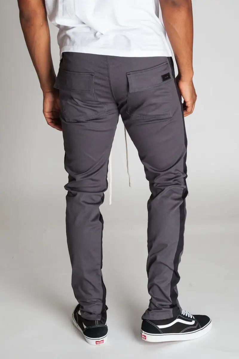 Men's Modern Skinny Raw Hem Track Pants