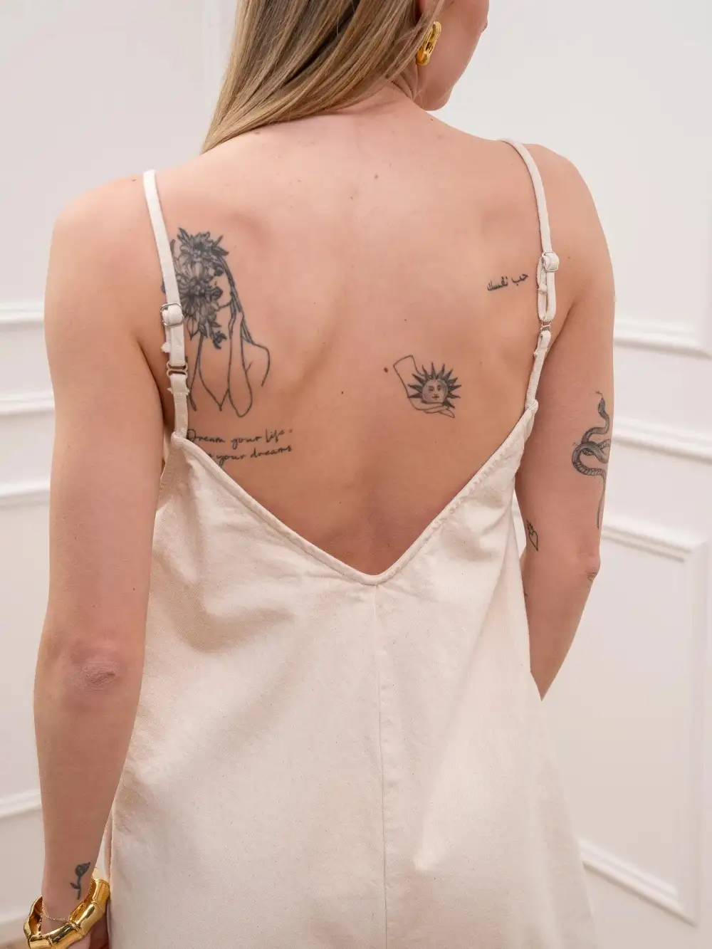 V Neck Strappy Jumpsuit