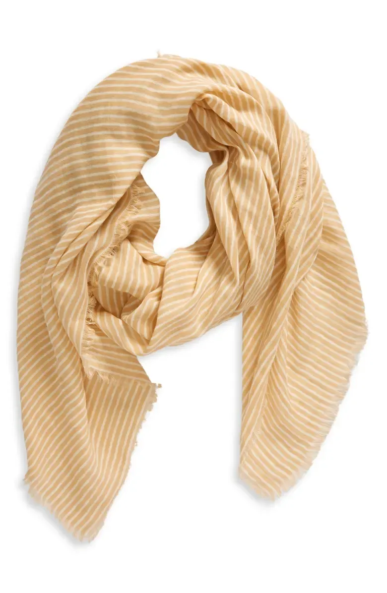 Casual Style Stripe Scarf