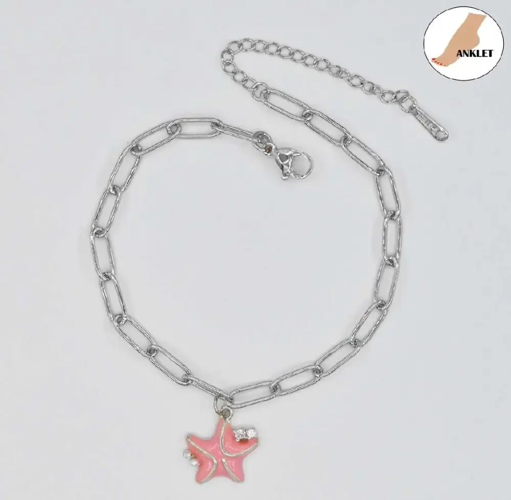 Refined Starfish Charm Anklet