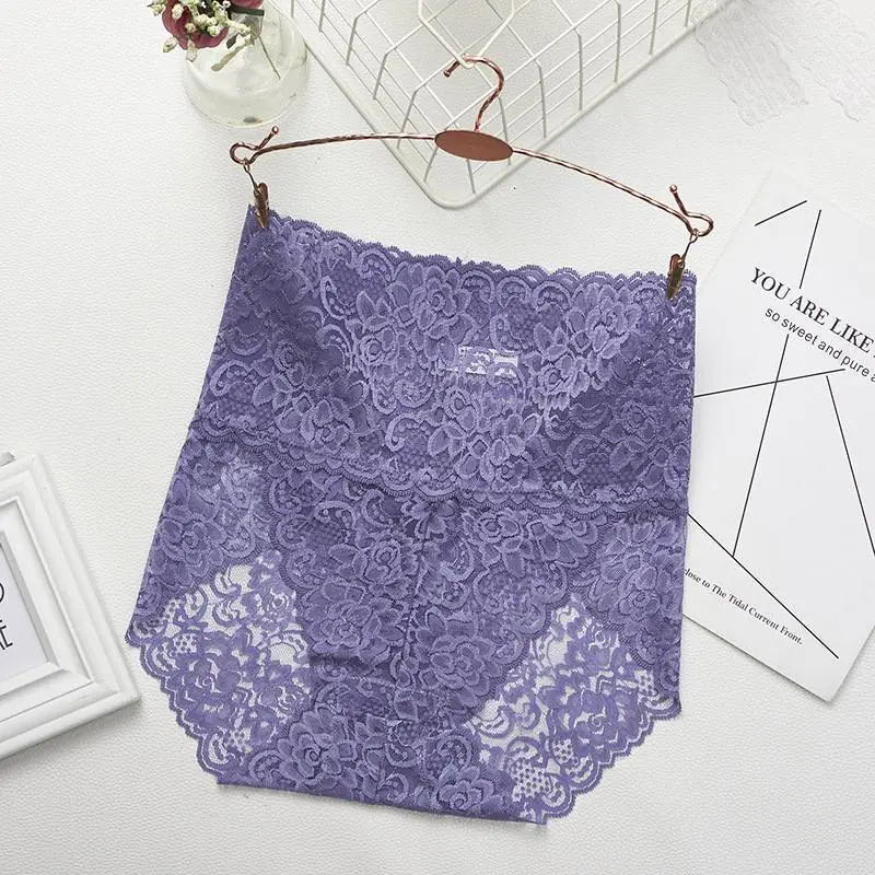 Lace High-Waist Briefs