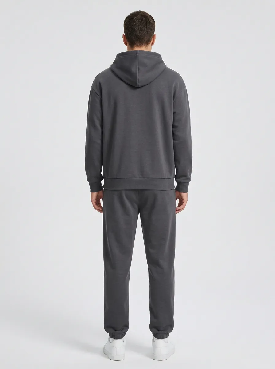 Men's Hiking Mountain Graphic Hoodie & Tapered Jogger Set