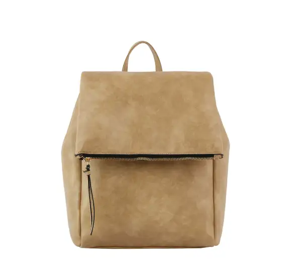 Flap Zip Convertible Backpack