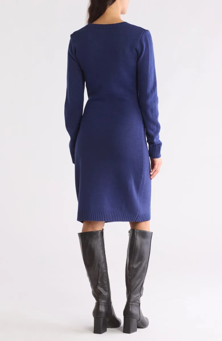 Long Sleeve Sweater Dress