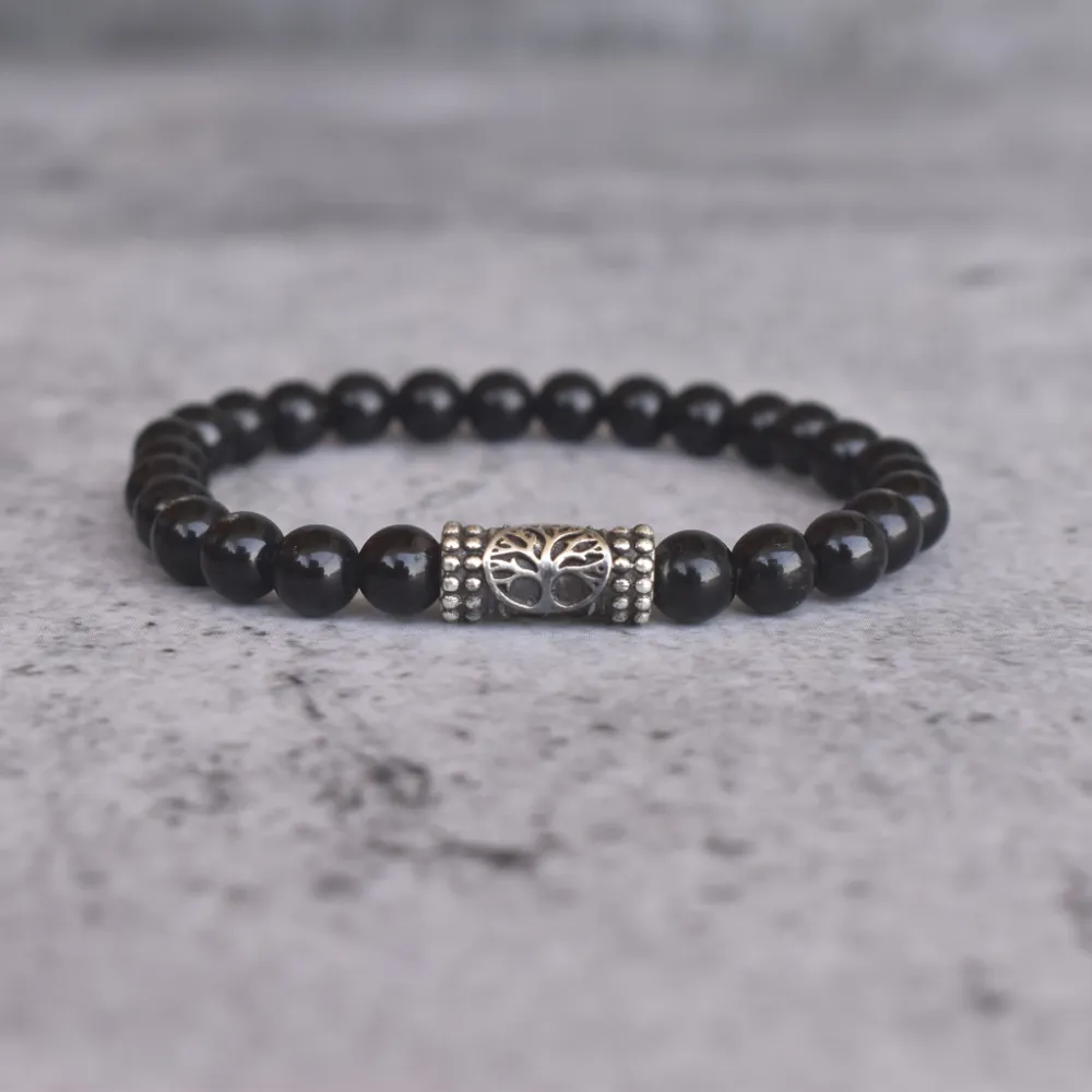 Onyx Bead Bracelet