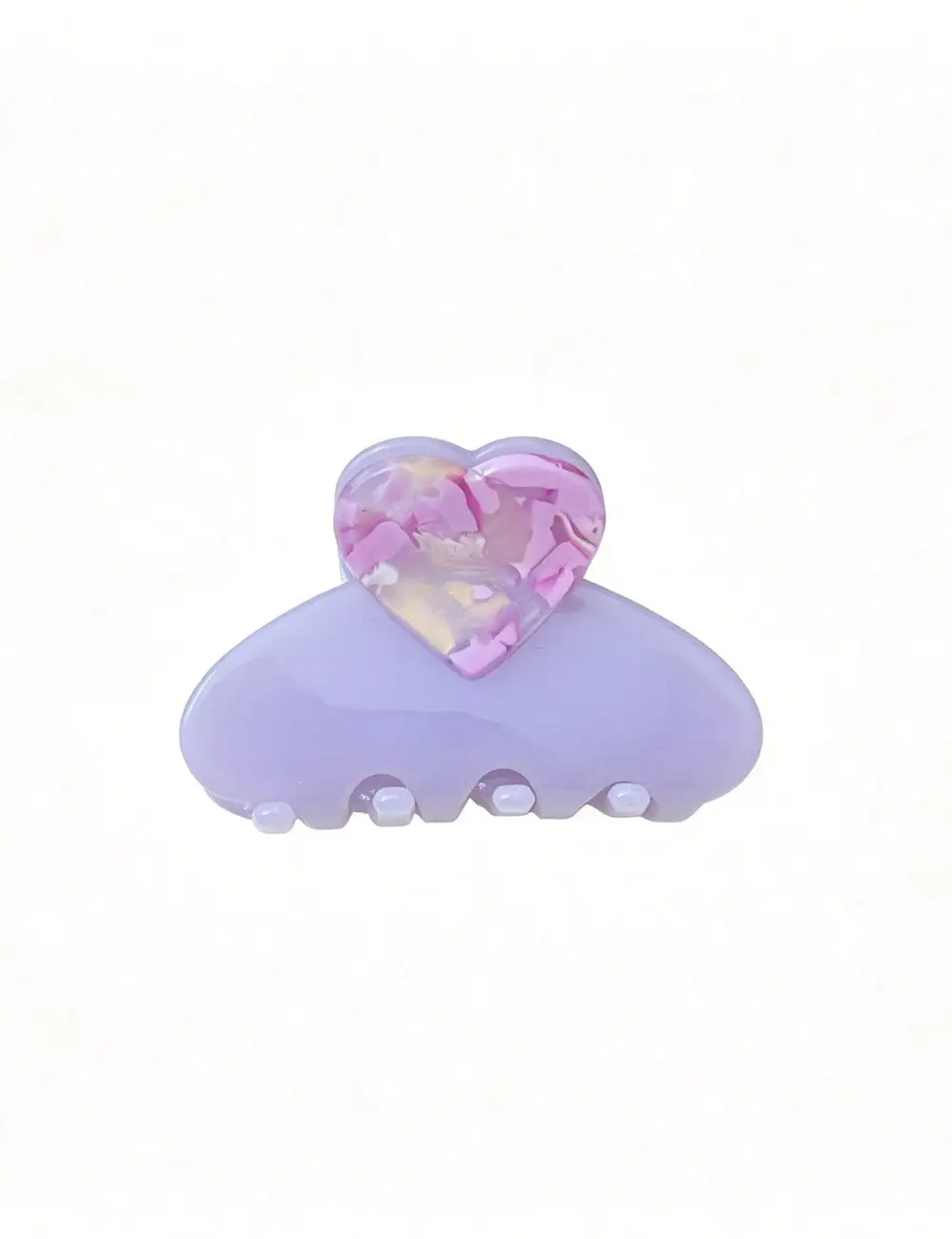 Heart Shape Decor Midi Hair Hair Claw Clip