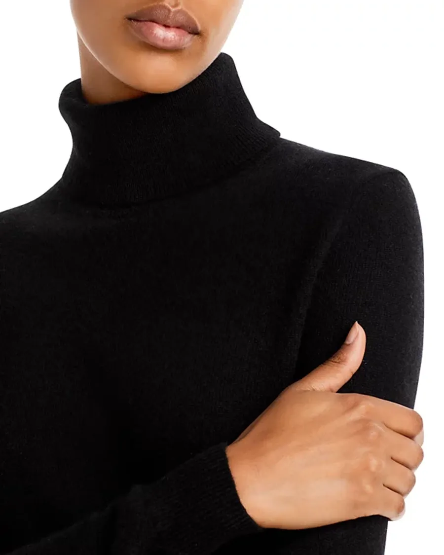 Long Sleeves Cashmere Turtleneck Sweater