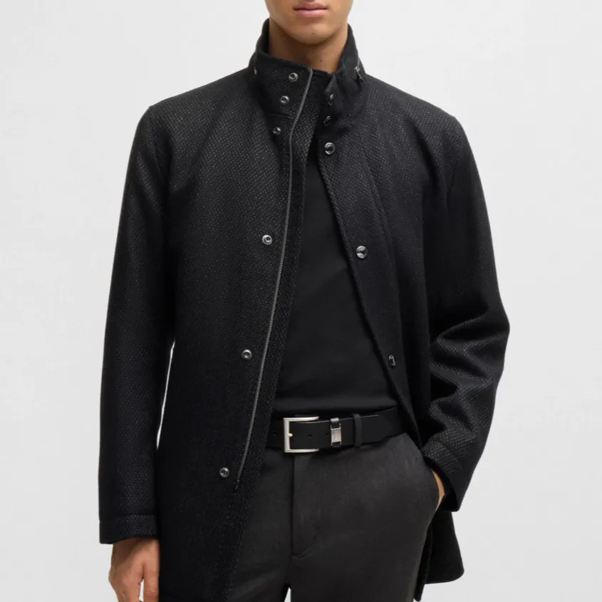Wool-Blend Men's Coat