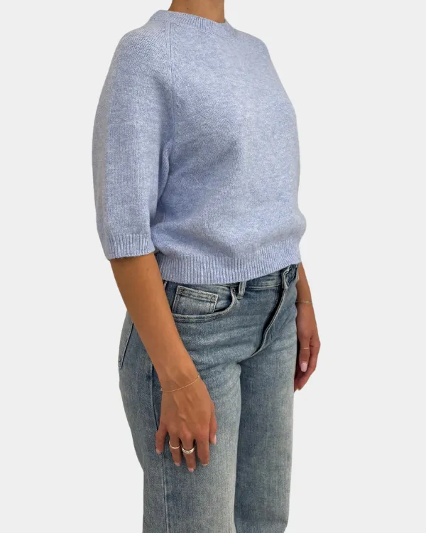 Relaxed Raglan Crew Neck Sweater