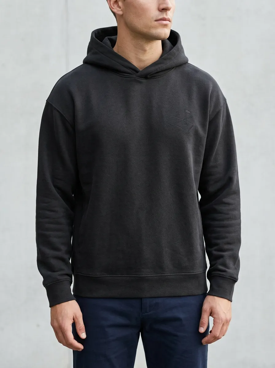 Clubhouse Flag-Motif Golf Casual Hoodie