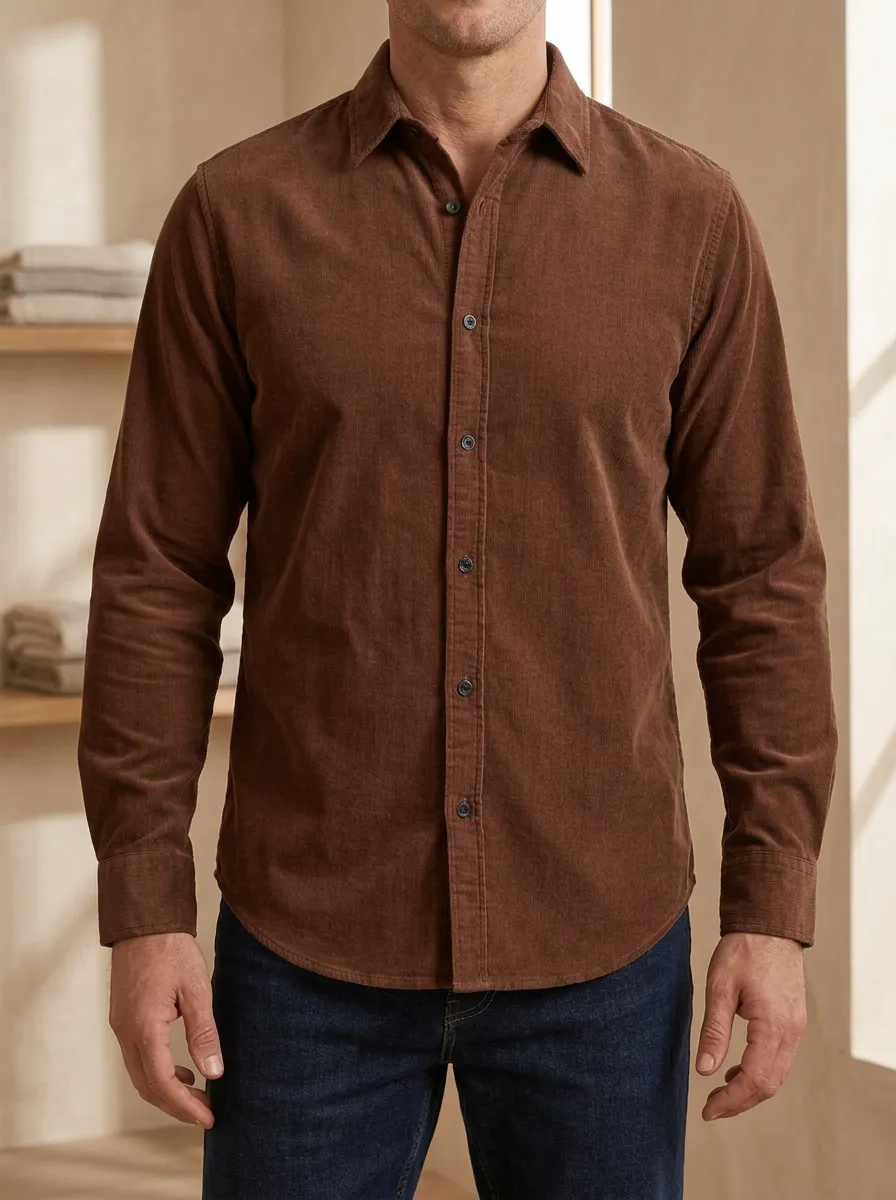 Modern Long-Sleeve Men's Long-Sleeve Shirt