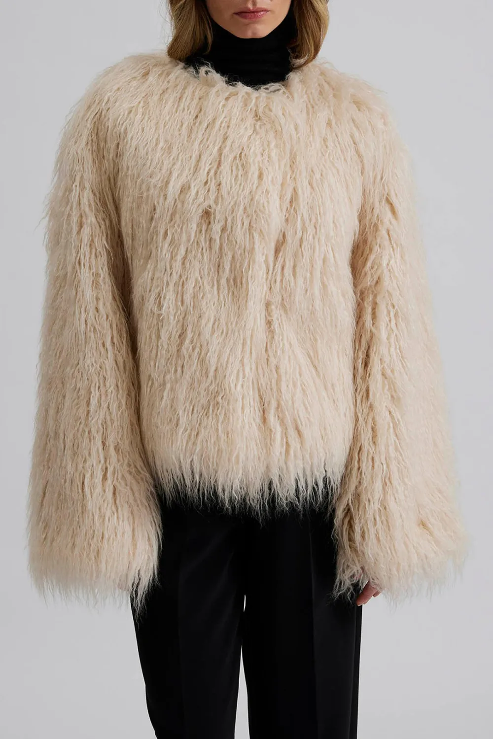 Faux Fur Oversized Jacket