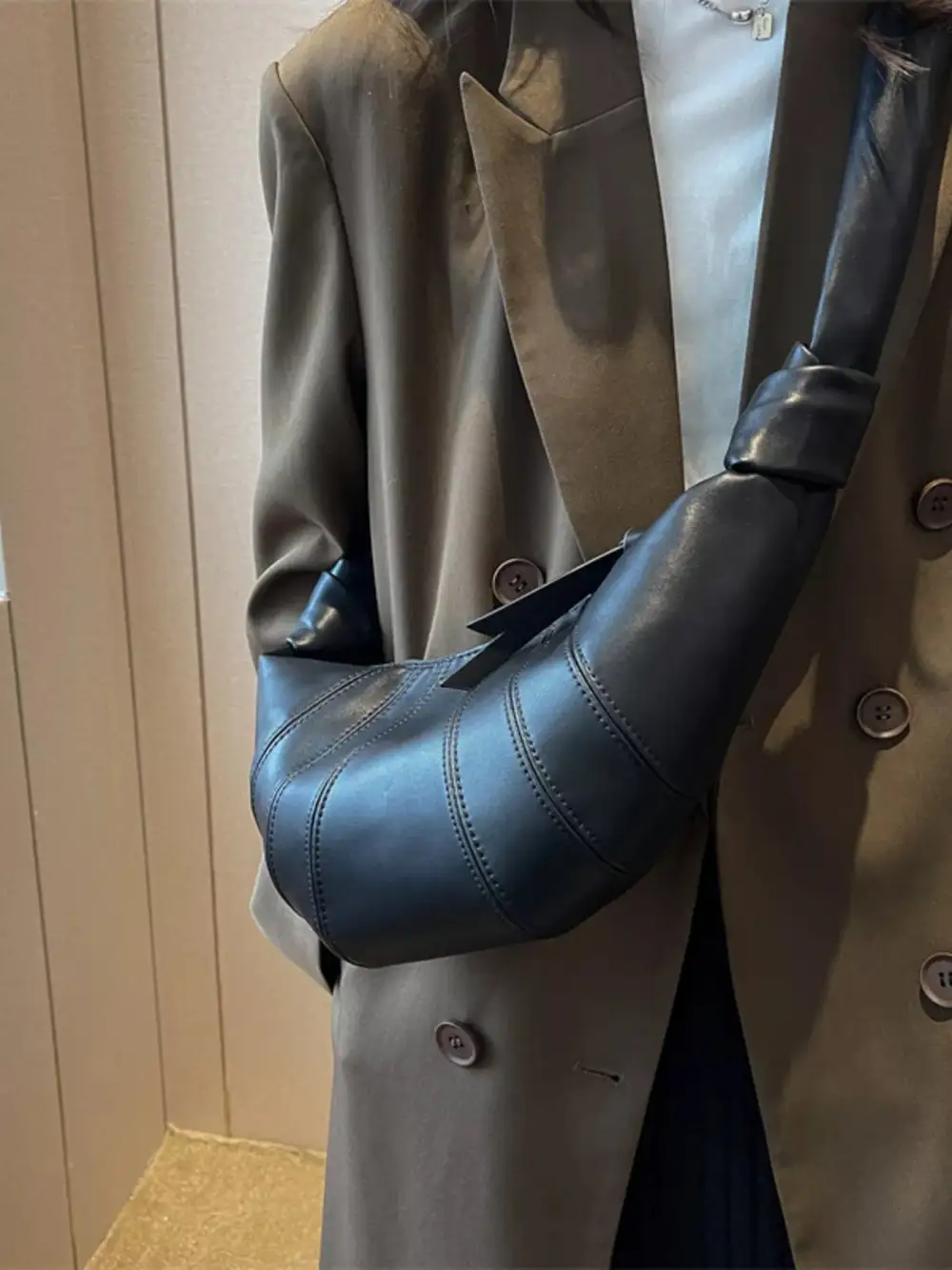 Stylish Crescent Hobo Crossbody Bag