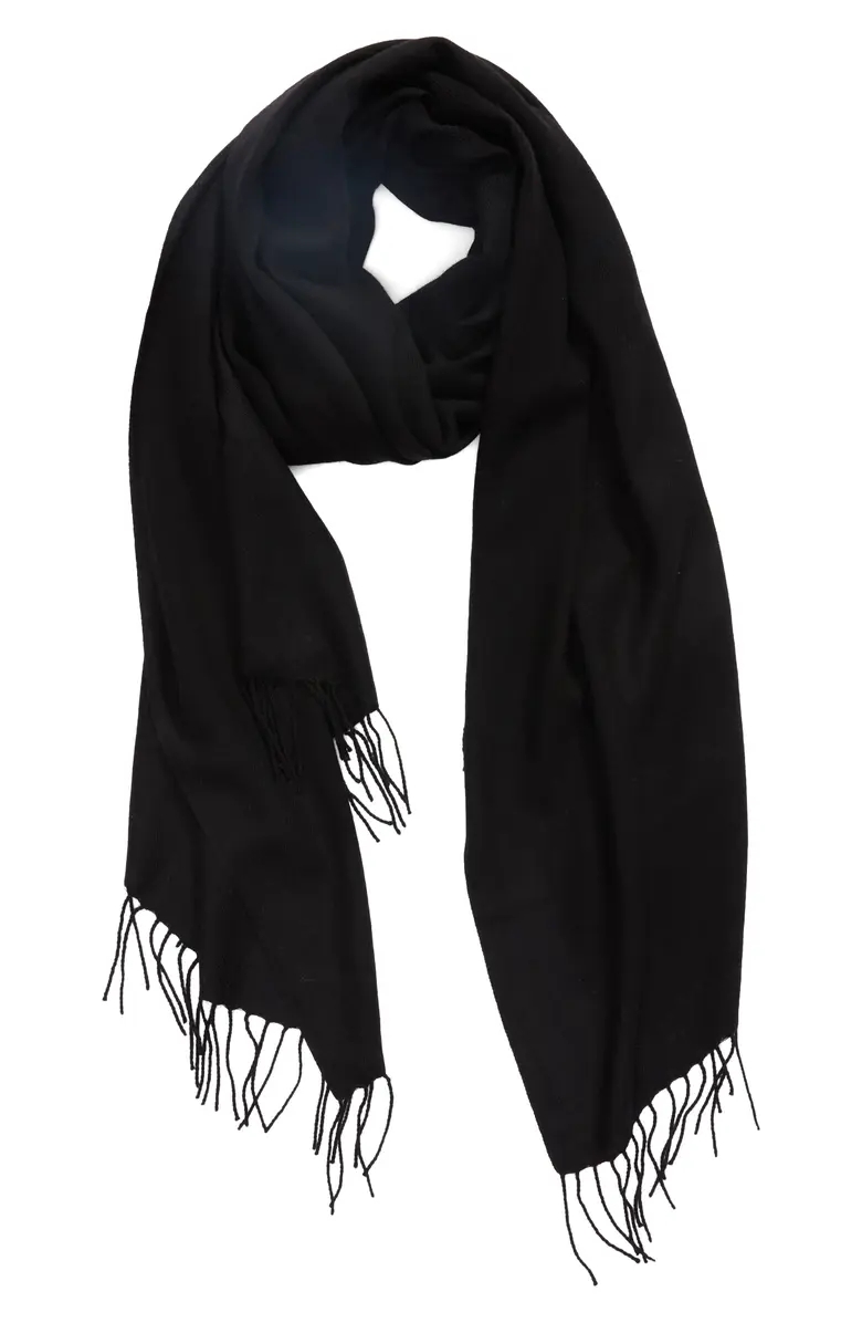 Tissue Weight Wool & Cashmere Scarf