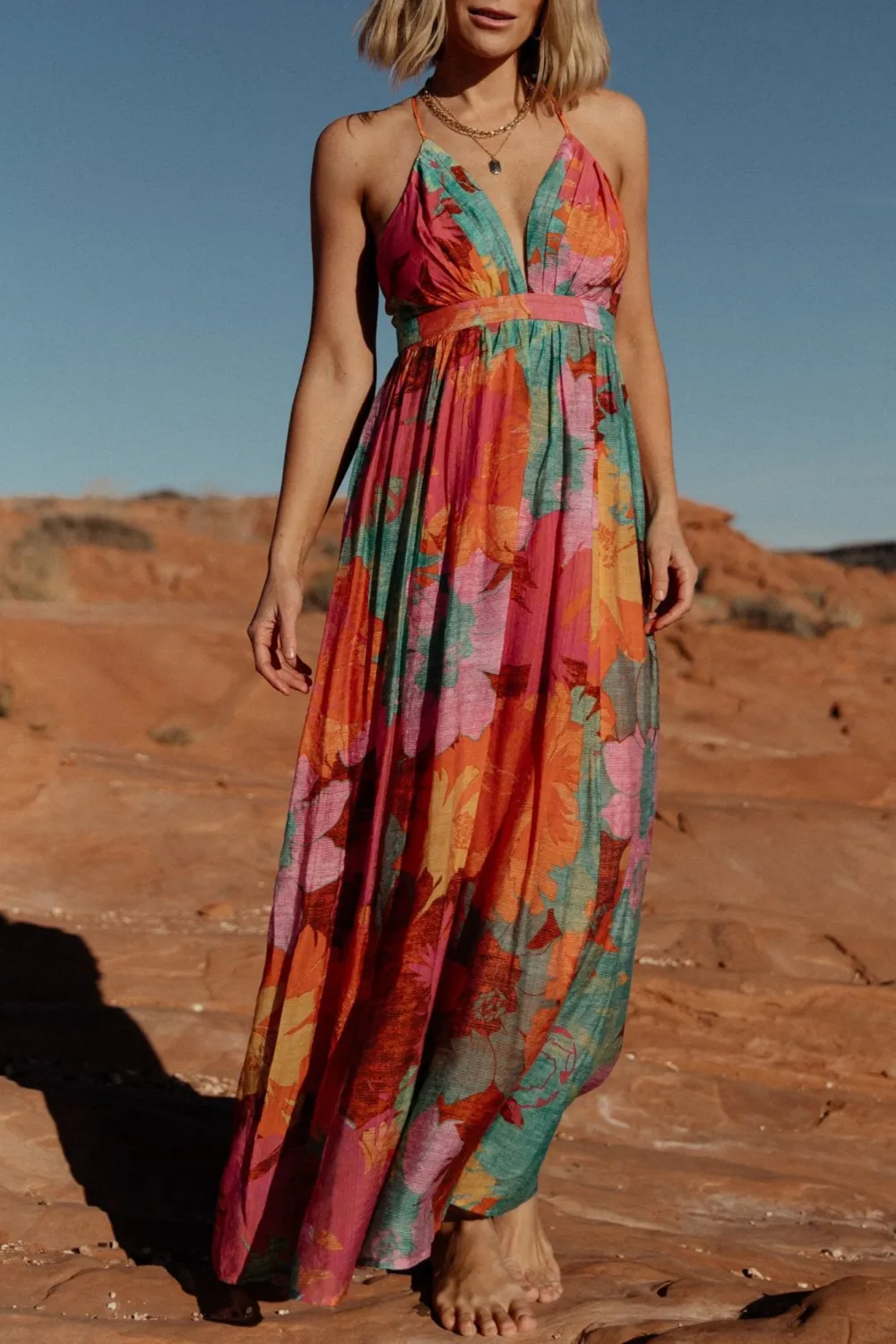 Personalized Artistic Sexy V-Neck Dress