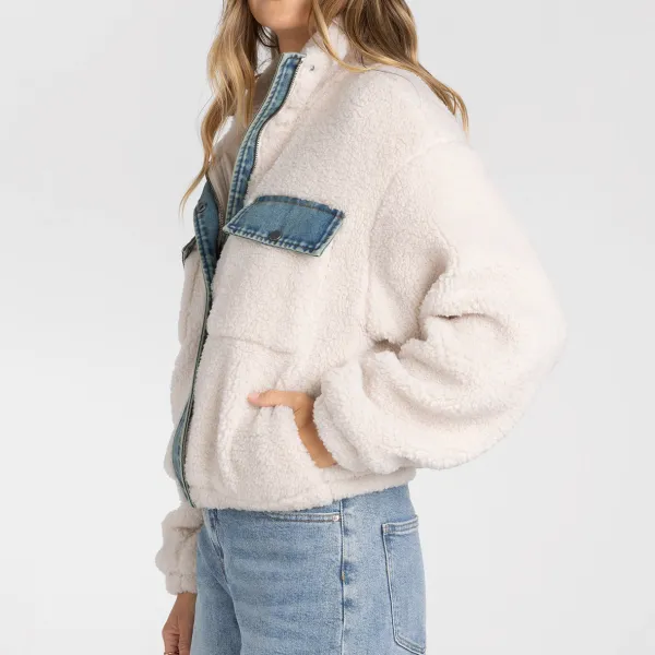 Relaxed Denim Utility Jacket