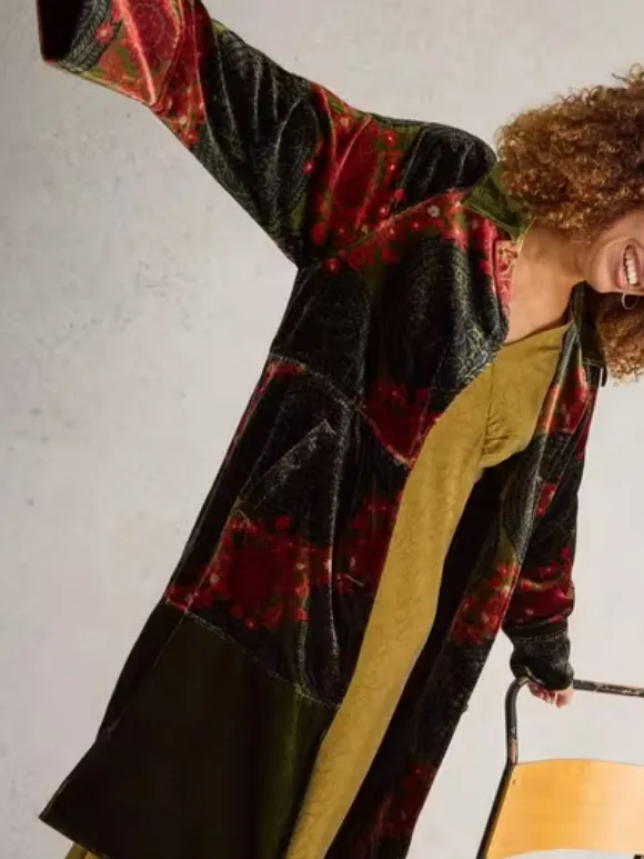 Velvet Duster Coat